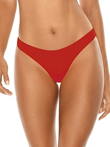Cheeky Bikini Bottom, Red