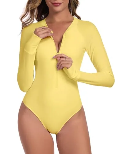 Full Coverage Rash Guard, Yellow
